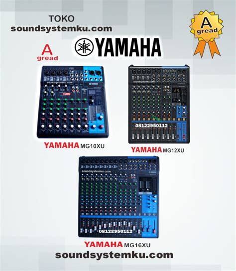 Mixer Yamaha Mg Series Grosir Audio Perlengkapan Sound System