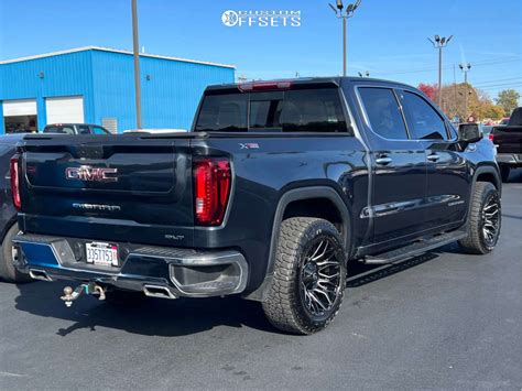 2021 Gmc Sierra 1500 With 20x10 18 Fuel Twitch And 27560r20 Falken Wildpeak At3w And Stock