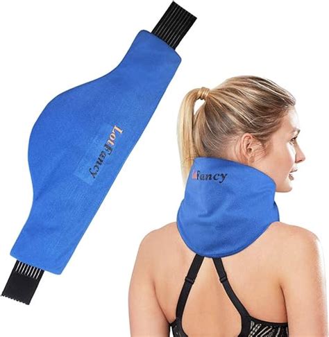 Amazon Bolsa de hielo para cuello LotFancy con terapia fría para