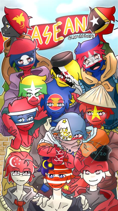 CountryHumans: ASEAN FAMILY by MarshKhin14 on DeviantArt