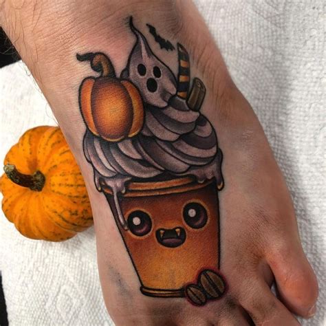 Alexandra Fische Tattoos On Instagram Spicy Lil Pumpkin Spresso