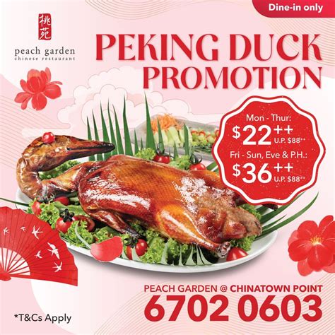 18 Mar 2024 Onward Peach Garden Peking Duck Promotion SG