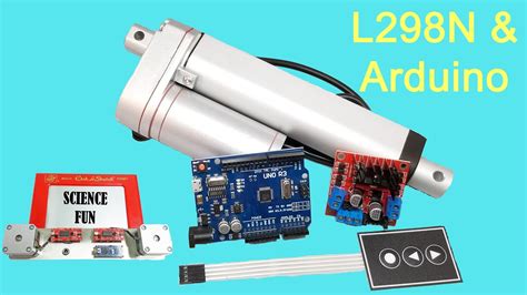 Linear Actuator Arduino Control Using L298n Motor Control Board Youtube Images