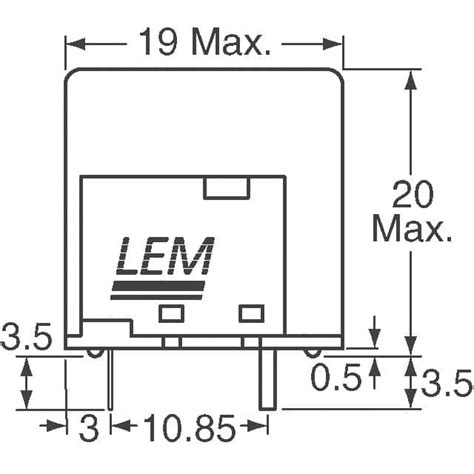 HX 15 P LEM USA Inc センサトランスデューサ DigiKey