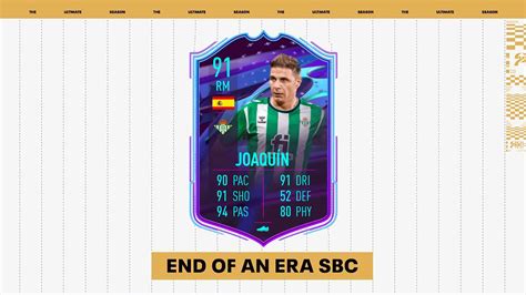 FIFA 23 SBC Joaquin EOAE End Of An Era Cheapest Solution