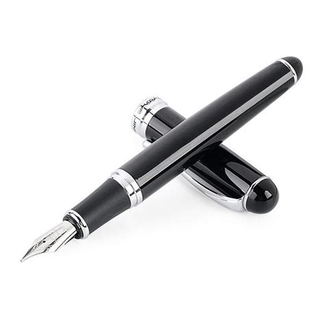 Перьевая ручка Jinhao 750, Китай. Перо М (0.75 мм). Корпус металл. Цвет ...