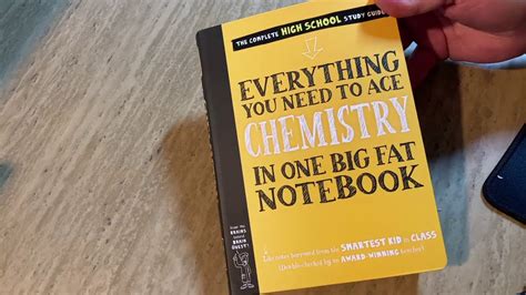 Everything You Need To Ace Chemistry In One Big Fat Notebook Youtube