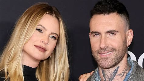 Adam Levine And Wife Behati Prinsloo Put On A Loved Up Display At Rock