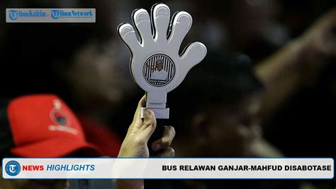 Tribun Highlights Relawan Ganjar Mahfud Susah Dapatkan Bus Angkutan