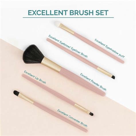 Jual GLAMFIX EXCELLENT BRUSH SET Shopee Indonesia