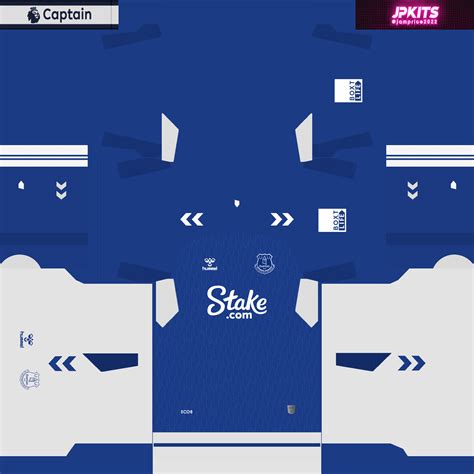 Requested Everton Home Kit Change Logo And Socks Kit By Jpkits