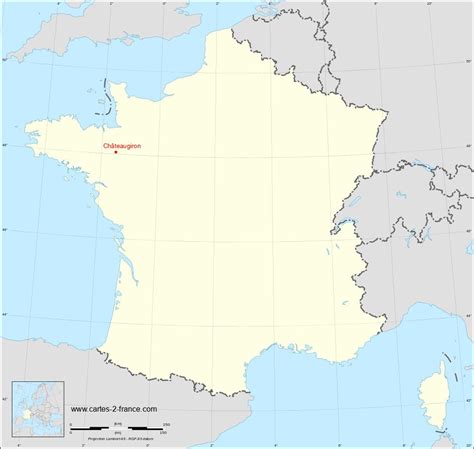 CARTE DE CHâTEAUGIRON Situation géographique et population de