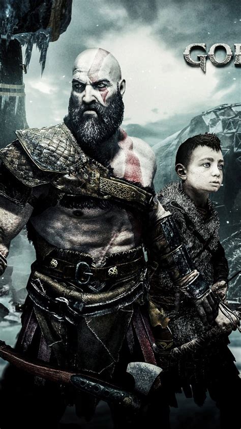 Kratos And Atreus 4K Wallpaper