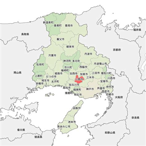 兵庫県小野市の地図 Map It マップ・イット