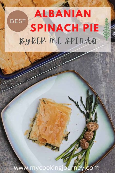 Byrek Me Spinaq Albanian Spinach Pie My Cooking Journey