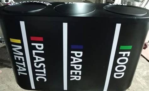 Trio Dustbin Stainless Steel Trio Dustbins Manufacturer From New Delhi