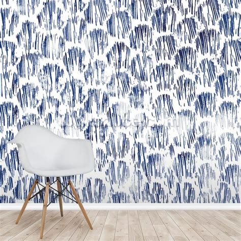 Blue Seashells Wallpaper | Wallsauce EU