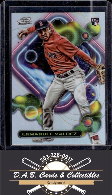 2023 Topps Cosmic Chrome 195 Enmanuel Valdez Refractor Rookie Boston