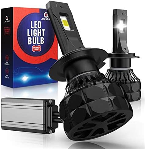 Aolead Ampoules De Phare Led H Avec Canbus Sans Erreur W Lm