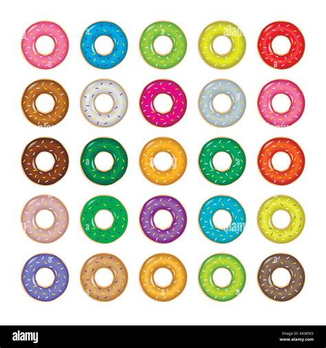 Colored sprinkles Imágenes vectoriales de stock Alamy