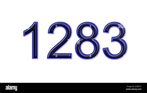 blue  number  effect white background stock photo alamy