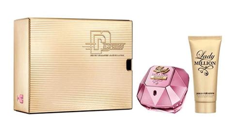 Kit Perfume Paco Rabanne Lady Million Empire Feminino EDP 50ml Loção