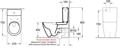 Subway 20 Back To Wall Toilet Suite Back To Wall Toilets