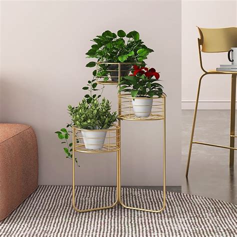 Tier Wooden Plant Stand Indoor Stand Ohlson Clas Unit