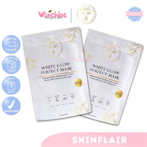 Jual Free Gift Ready Stock Skinflair White Glow Perfect Mask By