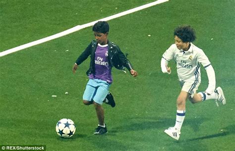 Cristiano Ronaldo Jnr shows off his brilliant skills | Daily Mail Online