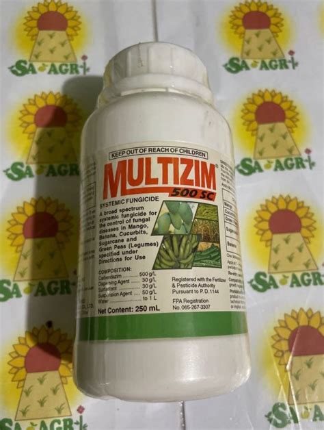 MULTIZIM 500 SC CARBENDAZIM SYSTEMIC FUNGICIDE 250ML Lazada PH