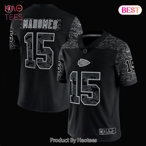 Patrick Mahomes Kansas City Chiefs Nike RFLCTV Limited Jersey Black