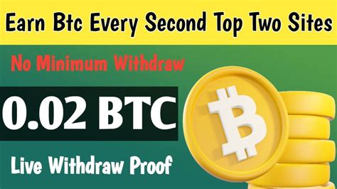 Earn Bitcoin Every Second Top Two New Earning Websites How To Earn