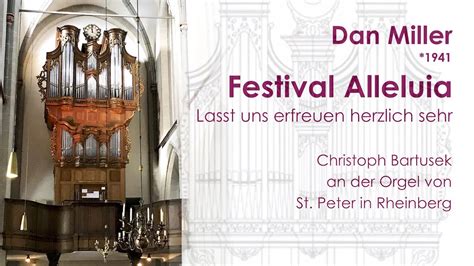 Dan Miller Festival Alleluia Lasst Uns Erfreuen Herzlich