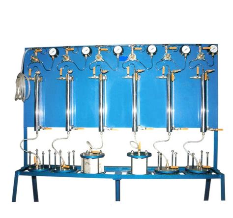 Mild Steel Concrete Permeability Test Apparatus With 6 Cell At Rs