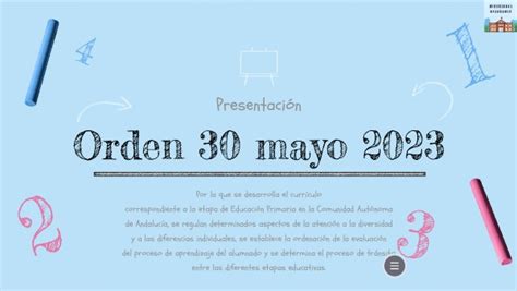 PRESENTACIÓN ORDEN 30 DE MAYO 2023