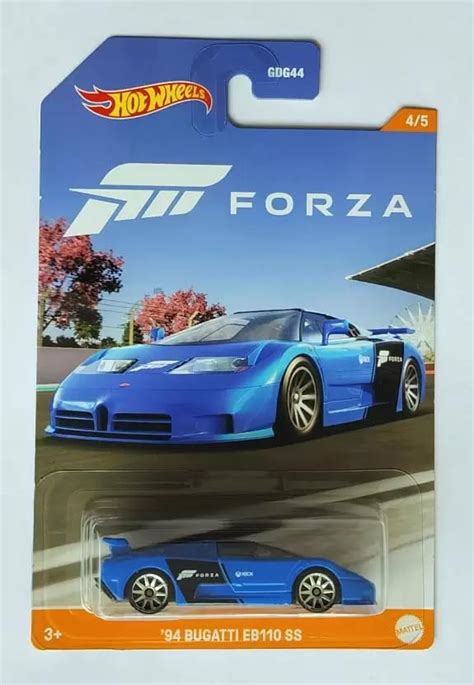 Hot Wheels Forza Bugatti Eb Ss Edition Blue Pack Of Amazon In Toys Games