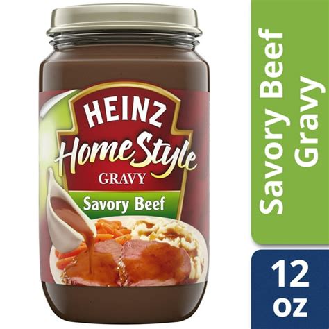 Heinz Homestyle Savory Beef Gravy 12 Oz Jar