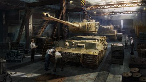 Ww2 Tiger Tank Art