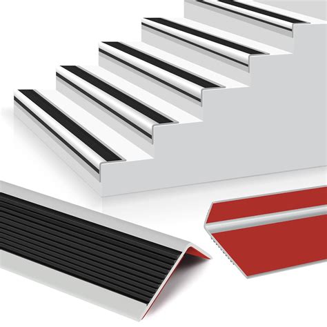 Pionasuicg Vinyl Stair Nosing Stair Edging Self Adhesive Stair Edge