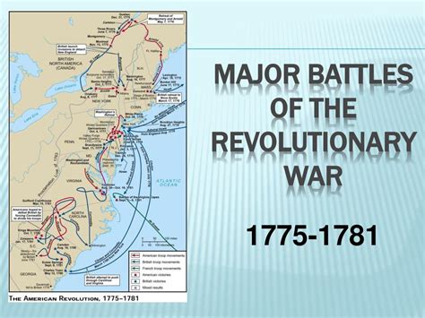 Ppt Major Battles Of The Revolutionary War Powerpoint Presentation