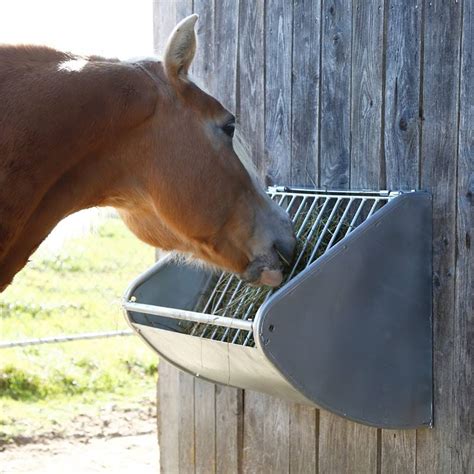 R Telier Foin Pour Chevaux Avec Grille D Conomie De Fourrage