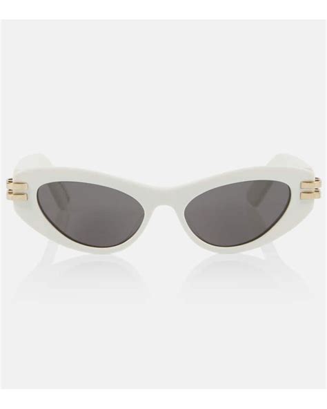 Dior Cdior B1u Cat Eye Sunglasses In Gray Lyst