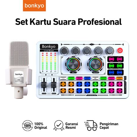 Jual Bonkyo F999 SoundCard Bluetooth Compatible External Wireless DJ