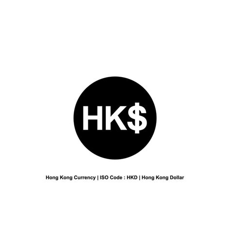 Hong Kong Currency, HKD, Hong Kong Dollar Icon Symbol. Vector ...