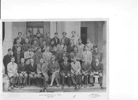 Photo De Classe 2 M De 1964 Lycée Jacques Decour Copains Davant