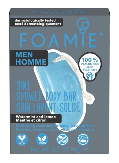 Kietasis Prausiklis Vyrams Foamie In Shower Body Bar For Men Seas