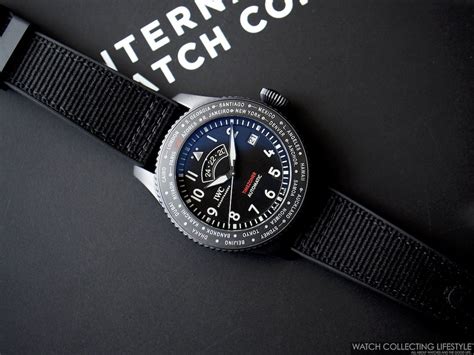 Insider Iwc Pilots Watch Timezoner Top Gun Ceratanium Hands On