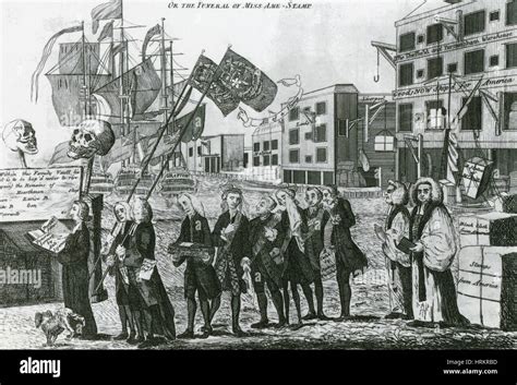 Repeal Of The Stamp Act Stock Photo Alamy