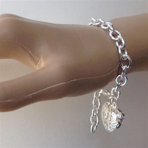 Bracelet argent avec pendentif en cœur Luxia Bijoux